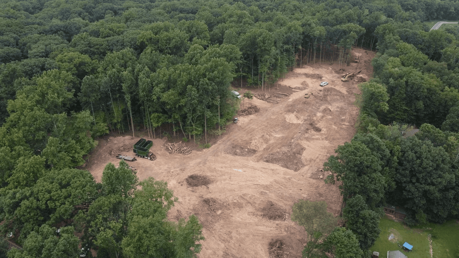 Excavation & Grading completed project