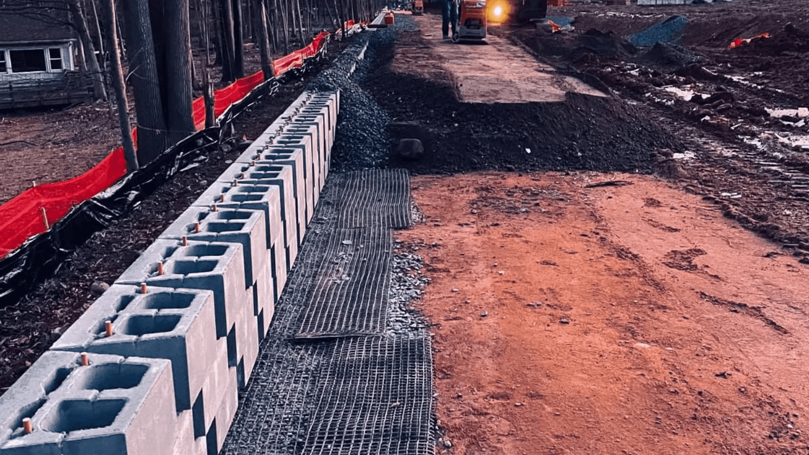 Retaining Walls completed project