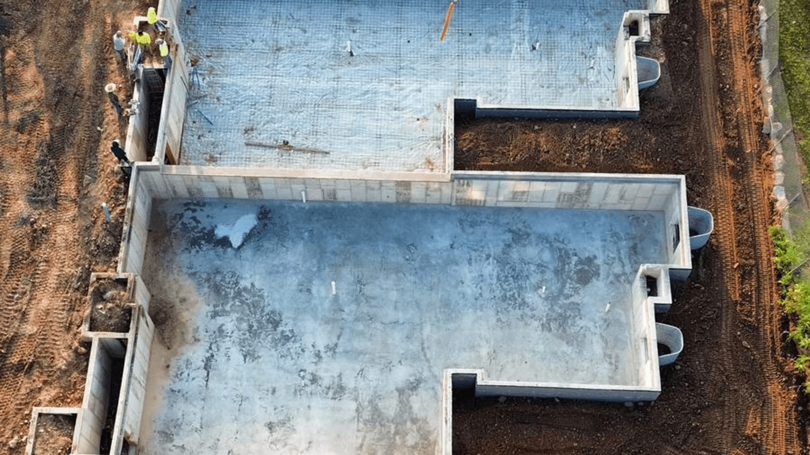 Site Concrete completed project