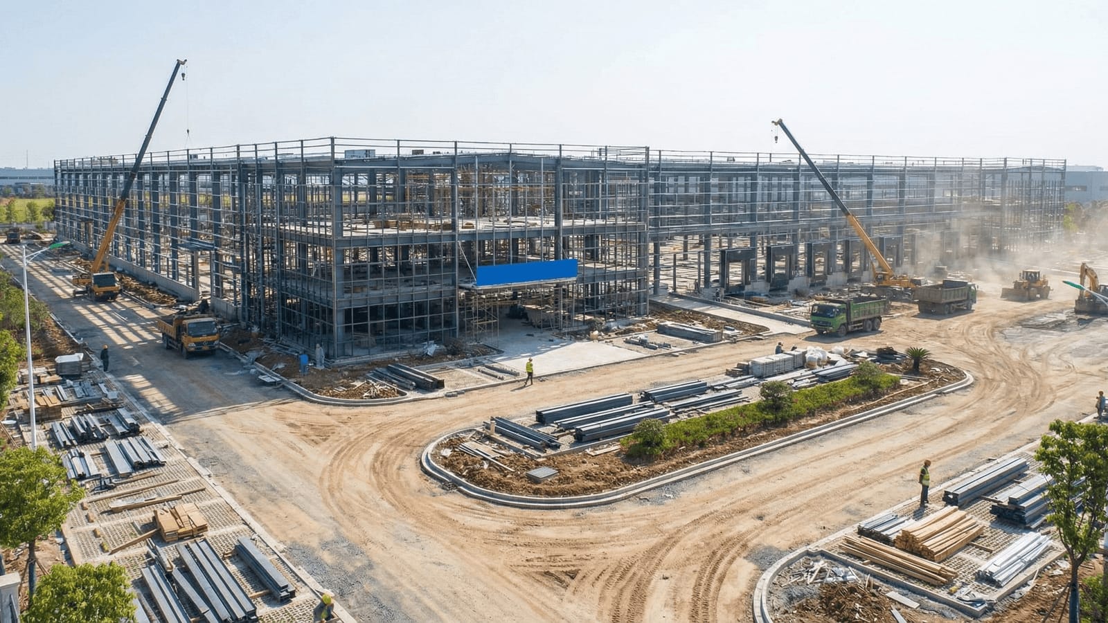 Steel Erection completed project